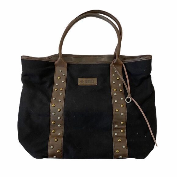 Beryllcanvasand Leathertotebag